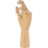 Рука высота 18см, левая, дерево Y8684-19