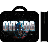 Папка с ручками 33х26х7,5см "Киборг будущего" пластик ПМ-А4-25