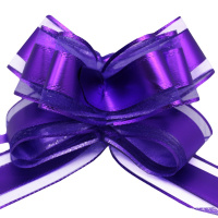 Бант - бабочка 5см диаметр 12см фиолетовый JD6221