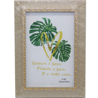 Рамка для фото 10х15см пластик, бежевая Y8631-19