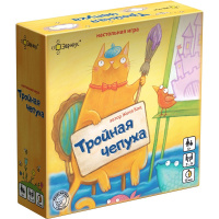 Игра настольная "Тройная чепуха" 13х13см (120 карточек, 8 планшетов лото, 12 фишек) BG-11006