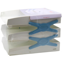 Набор из 3-х лотков горизонтальных "Sysmax.NEO" 26,3х33,6х24см пластик, слоновая кость 22137/280064