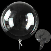 Шар воздушный 30см(12") прозрачный, пвх Y7457-18