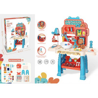 Набор "Ветеринар" 52х42см 46 предметов, пластик 2087155/8130