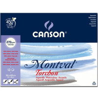 Альбом д/акварели 48х36см 12л 270г/м2 "Montval" 100% целлюлоза, склейка,среднее зерно C200807326