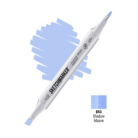 Маркер спиртовой двухсторонний "Sketchmarker" сиреневая тень SM-B93