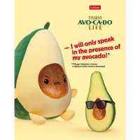 Тетрадь А5 48л клетка "AvoCaDo life" на скобе, 5 дизайнов 48Т5В1/061738