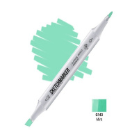 Маркер спиртовой двухсторонний "Sketchmarker" мята SM-G143