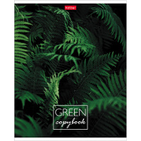 Тетрадь А5 96л клетка "MOREgreen" на скобе 5 дизайнов 96Т5В1/057316