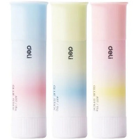 Клей-карандаш "Deli Stick UP" 15гр, легкосъемная крышка, 3 цвета корпуса EA117