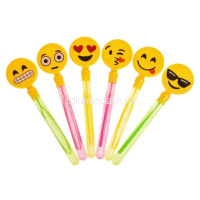 Мыльные пузыри "Смайл" 28см, 1 отверстие, ассорти 2039-662 от магазина "Карандаш"