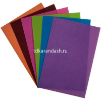 Набор поделочного вельвета А4 6л.6цв. "Яркие цвета" 11-406-281 от магазина "Карандаш"