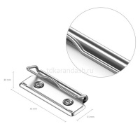 Планшет с зажимом "Standard" А5 синий 49445 от магазина "Карандаш"