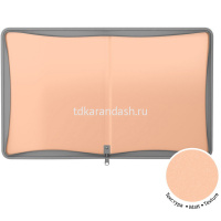 Папка на молнии А4 "Matt Pastel Bloom" пластик, 4 цвета 61188 от магазина "Карандаш"