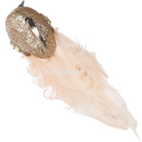 Украшение декоративное "Птица" 17х4х5,5см, золото 374-467 от магазина "Карандаш"