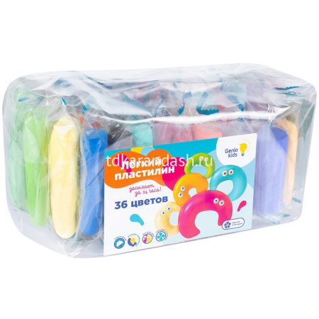 Пластилин легкий 36 цветов 360гр. в пакете TA1722 от магазина "Карандаш"