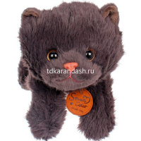 Котенок 25см пушистый, лежачий 2 цвета XM24724 от магазина "Карандаш"