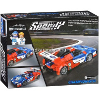 Конструктор "Гонка" 256 деталей 29х21х4,5см пластик E42028 от магазина "Карандаш"