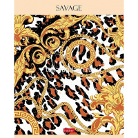 Тетрадь А5 96л линия "Savage" на скобе тиснение 5 дизайнов 96Т5тВ2/068377 от магазина "Карандаш"