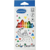 Карандаши 12 цветов "Color Pencils" трехгранные дерево, картон 9402-12