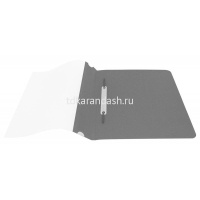 Папка-скоросшиватель Люкс А5 с прозрачным верхом серая PSL20A5GREY от магазина "Карандаш"
