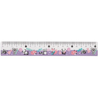 Линейка 20см "HappyGraphix. Lollipop" с волнистым краем, пластик 45-0015/06 от магазина "Карандаш"