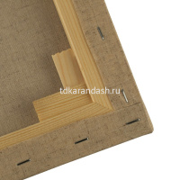 Холст на подрамнике 18х24см 280г/м2, 45% хлопок 55% лён, мелкое зерно 2473103-18х24 от магазина "Карандаш"