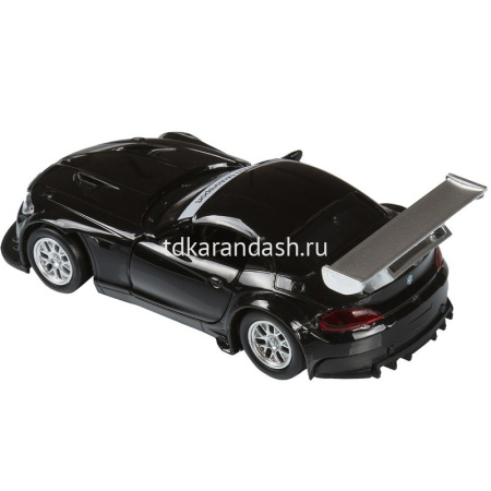 Машина "BMW Z4 GT3" черная, инерционная, металл 17,5см (свет, звук, откр.двери) JB1200132 от магазина "Карандаш"