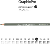 Карандаш чернографитный "GraphixPro" 6В 21-0019 от магазина "Карандаш"