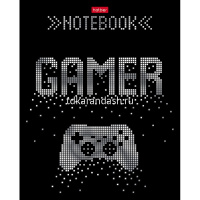 Тетрадь А5 48л клетка "В моём стиле" на скобе 3D фольга матовая ламинация 5 дизайнов 080166 от магазина "Карандаш"