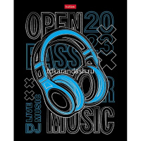 Тетрадь А5 48л клетка "В моём стиле" на скобе 3D фольга матовая ламинация 5 дизайнов 080166 от магазина "Карандаш"