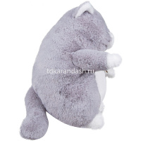 Толстый кот 26см серый AT365273 от магазина "Карандаш"