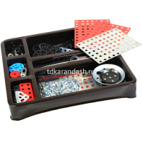 Конструктор металлический "Для уроков труда. Школьный №2" 132 детали 02050 от магазина "Карандаш"