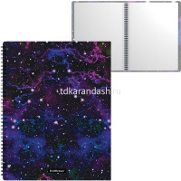 Папка 20 вкладышей "Purple Stardust" А4 на спирали 52783 от магазина "Карандаш"