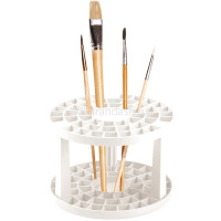 Держатель для кистей 14,5х10см пластик, белый ПК101 от магазина "Карандаш"