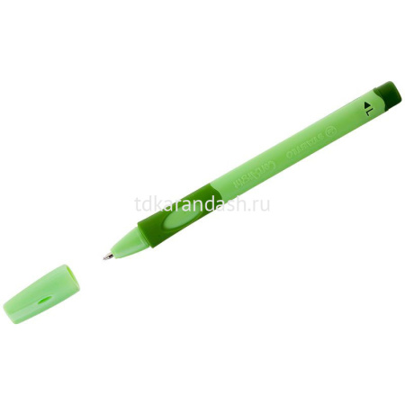 Ручка шариковая для левшей 0,45мм синяя, зеленый корпус 6318/2-10-41