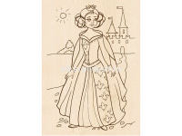 Набор для выжигания 13х18см "Принцессы №1" доски 5шт 180011 от магазина "Карандаш"