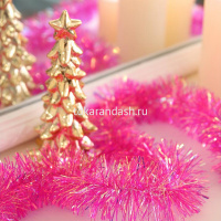 Мишура 7смх1,5м 6 цветов пвх 377-361 от магазина "Карандаш"