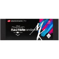 Пастель 15 цветов мягкая, круглая, картон 253411960 от магазина "Карандаш"