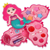 Косметика для девочек "Русалочка" (тени для век, помада, лак, блеск для губ, аппликатор) 10386A-UNI- от магазина "Карандаш"