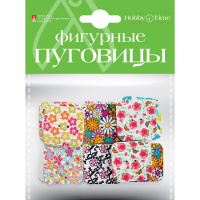 Набор фигурные пуговицы "Цветочки" №4 2-171 от магазина "Карандаш"