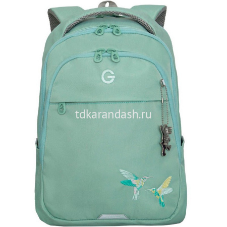 Рюкзак 29х40х18см, 600гр, 2 отделения, 4 кармана, мятный RD-540-2/3 от магазина "Карандаш"