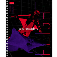 Тетрадь А5 80л клетка "В движении" на спирали глянцевая ламинация 4 дизайна 80Т5лВ1гр/063296 от магазина "Карандаш"