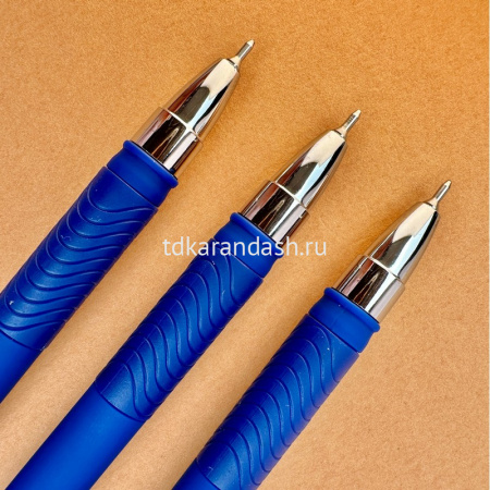 Ручка гелевая "SimpleWrite Navy" 0,5мм черная, синий корпус 20-0459 от магазина "Карандаш"