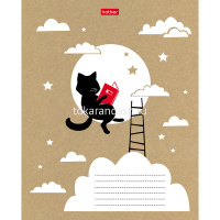 Тетрадь А5 18л клетка "Забавные читатели" на скобе, 5 дизайнов 18Т5В1/057243 от магазина "Карандаш"