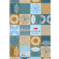 Тетрадь А4 80л клетка "Скандинавские узоры" жесткая подложка на гребне 4 дизайна 80Т4тВ1гр/066226 от магазина "Карандаш"