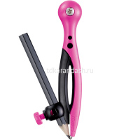 Циркуль "Козья ножка" + карандаш, пластик, в блистере, 2 цвета 018111 от магазина "Карандаш"