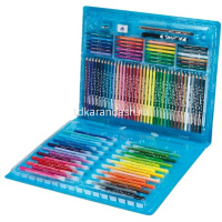 Набор д/рисования 100 предметов "Color'Peps Kit" (фломастеры, карандаши, воск.мелки, точилка,ластик) от магазина "Карандаш"