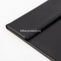 Планшет с магнитным зажимом А4 искуственная кожа черный 64506BLACK от магазина "Карандаш"
