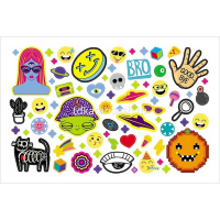 Альбом с наклейками "Стикеры" 300 наклеек А5 4л на скобе 4Ан5_30477/087167 от магазина "Карандаш"